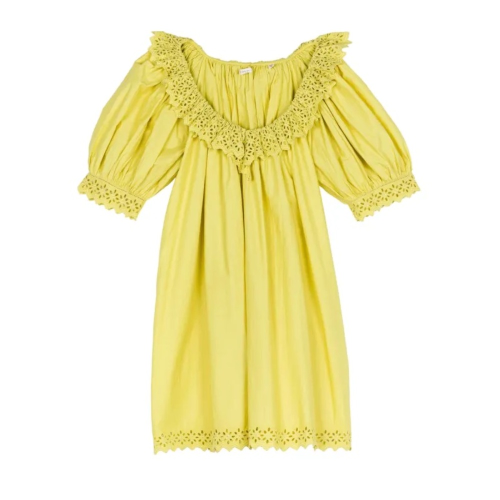 DÔEN lona Chime Mini Dress in Pomelo - Picture 7 of 12